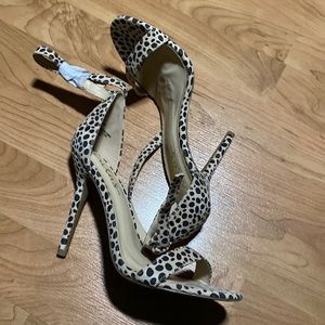 Cheetah Strappy Heels